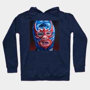 Pierre: Wrestling Mask Portrait Hoodie